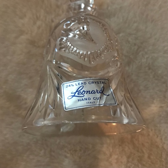 Vintage Leonard Lead Crystal Collector’s Bell - Picture 9 of 14